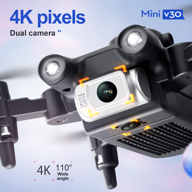Mini V30 WiFi FPV Drone With 4 - Drone Kit Tricopter ulasan dan harga