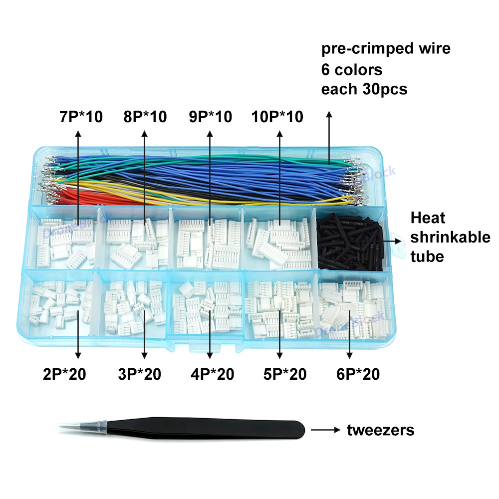 JST GH Connectors and Pre-Crim - Drone Kit Hexacopter ulasan dan harga