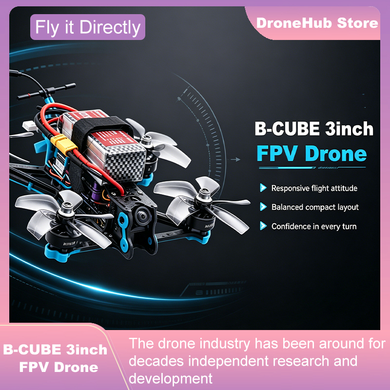 B-CUBE 3inch FPV Drone Frame K - Drone Kit Octocopter ulasan dan harga