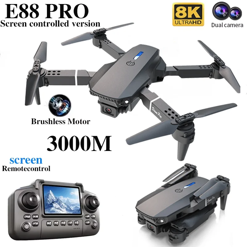 Professional E88 PRO Drone wit - Drone Kit Professional ulasan dan harga