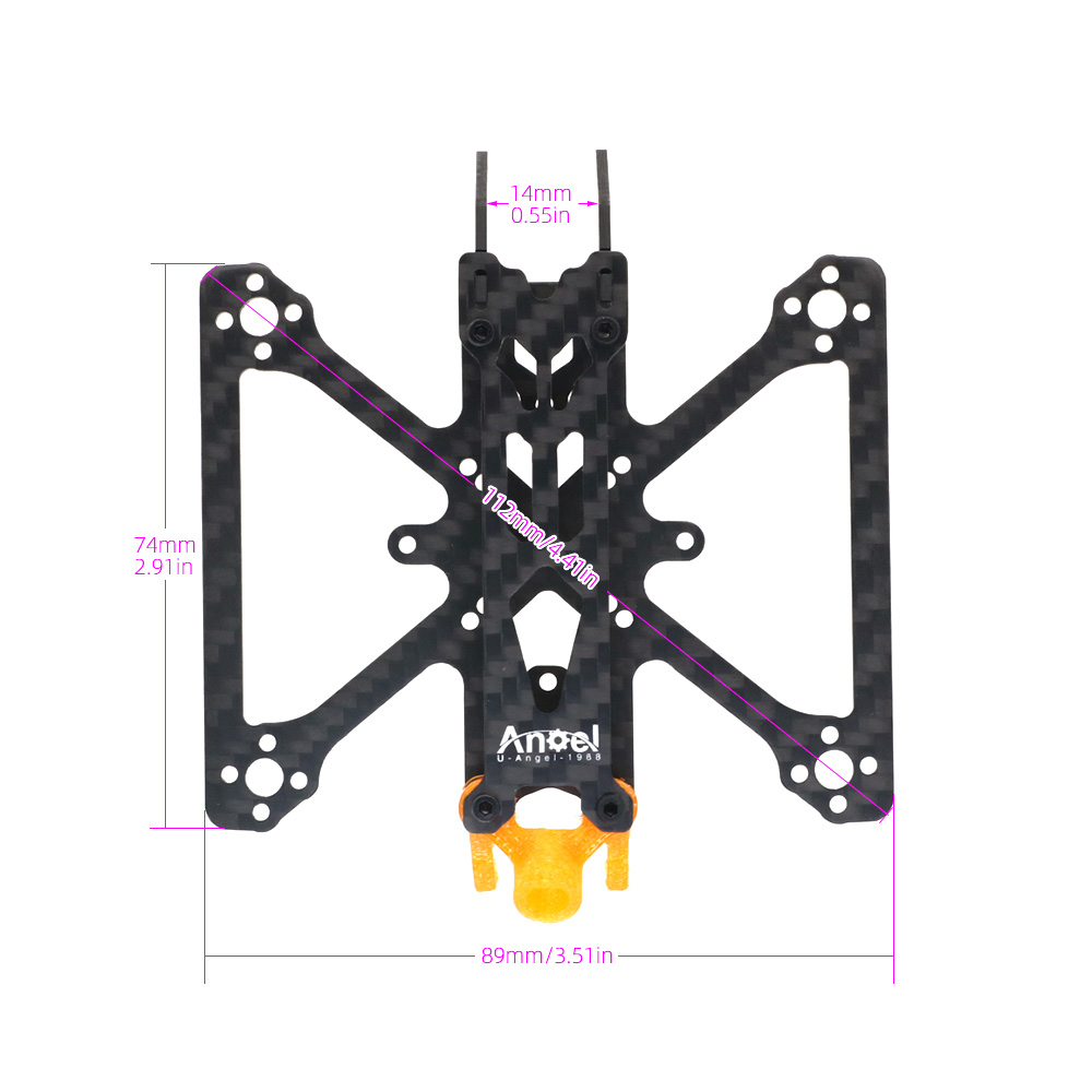 Angel20 Frame Kit 2 inch RC Dr - Drone Kit Octocopter ulasan dan harga