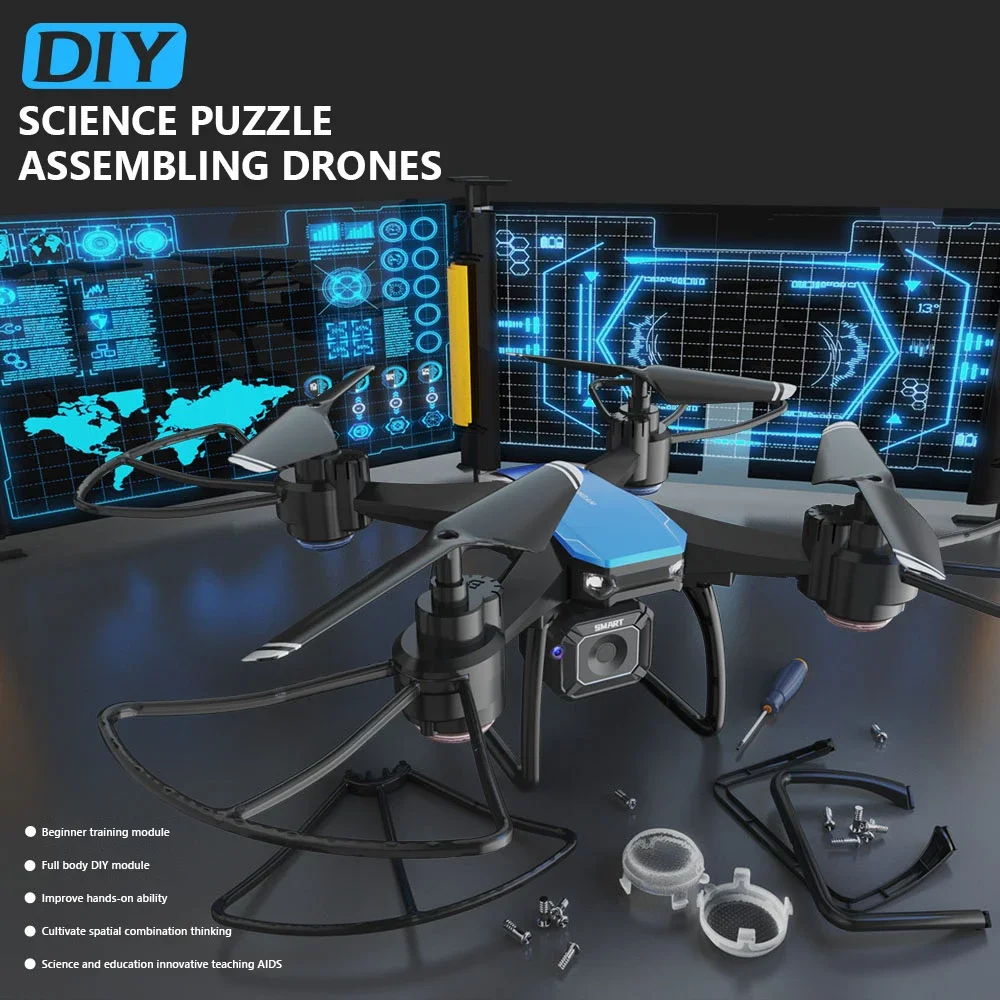 JJRC H108 DIY Teaching Assembl - Drone Kit With Camera ulasan dan harga