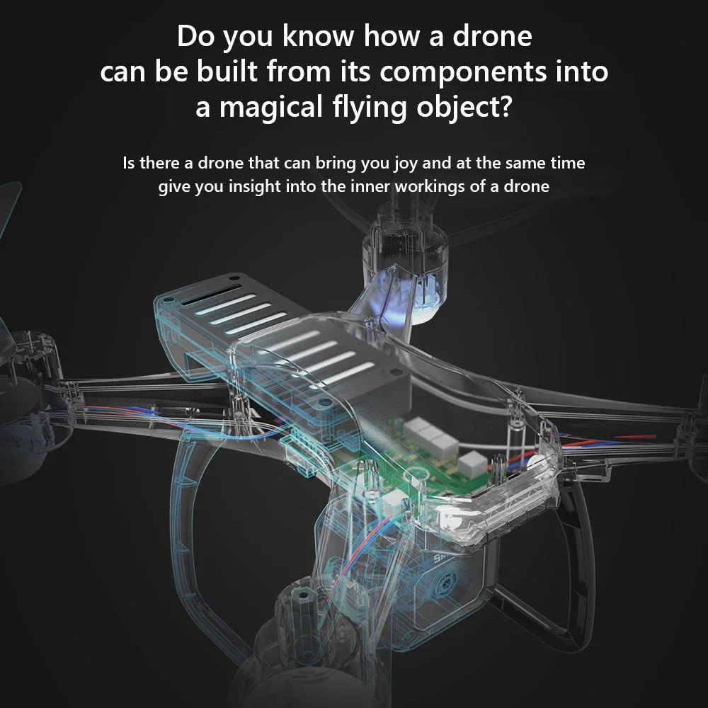 JJRC H108 DIY Teaching Assembl - Drone Kit With Camera ulasan dan harga