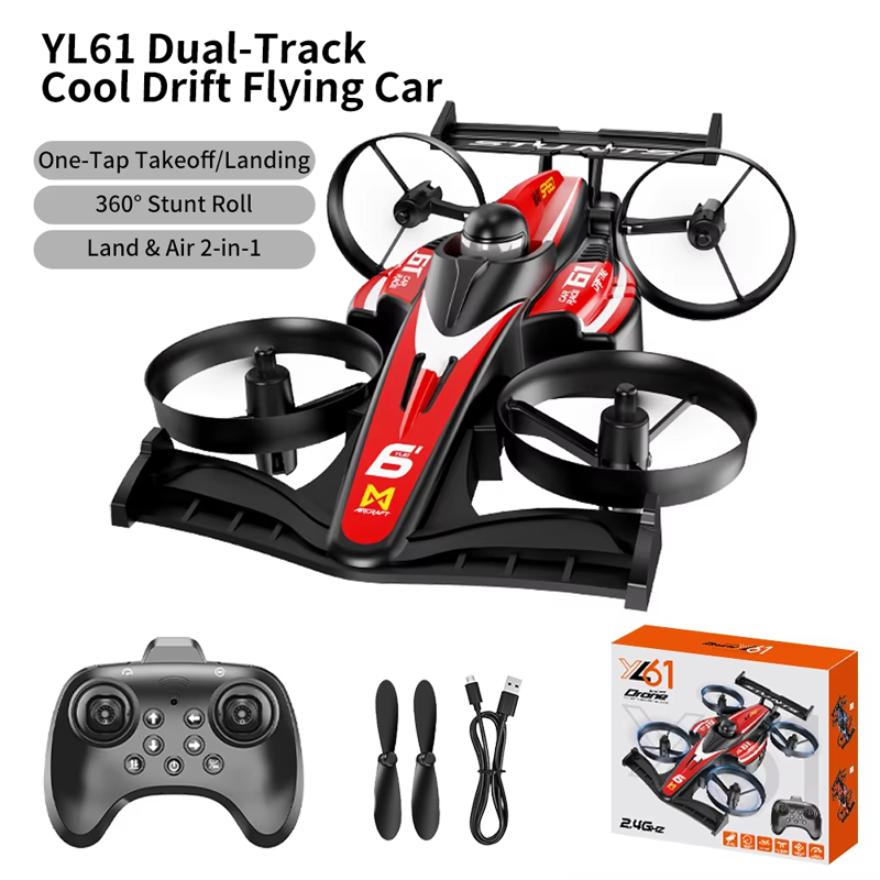 2026 Upgrade YL61 Dual-Use RC  - Drone Kit Tricopter ulasan dan harga