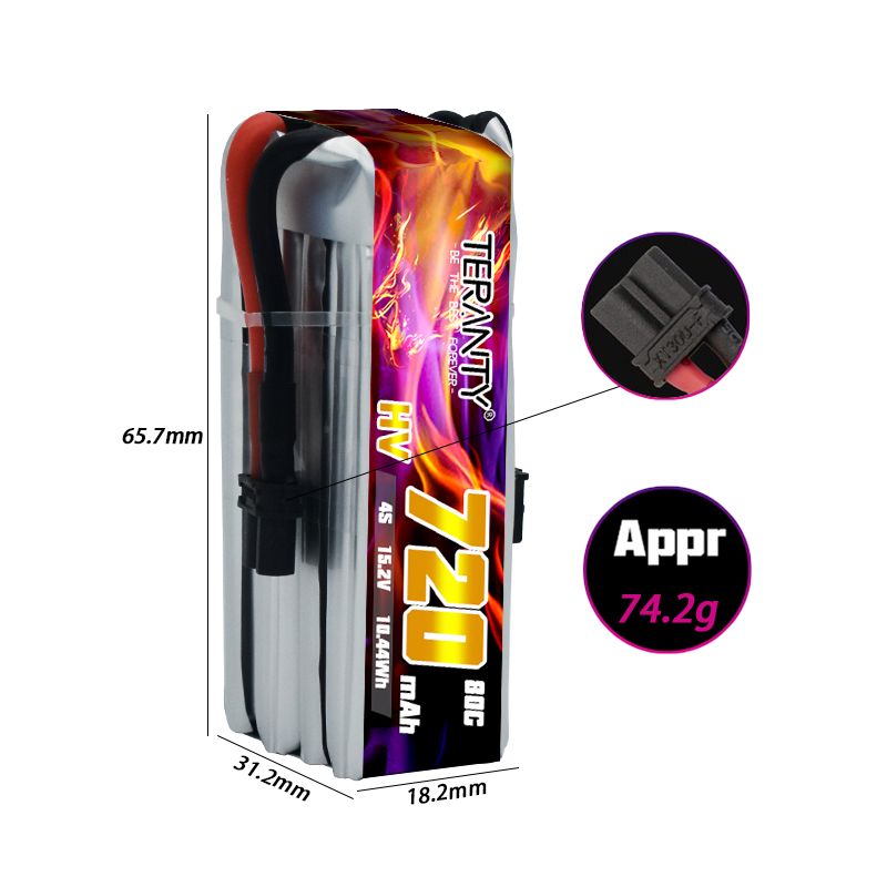 TERANTY 720mAh 4S 15.2V HV Lip - Drone Kit Fpv ulasan dan harga