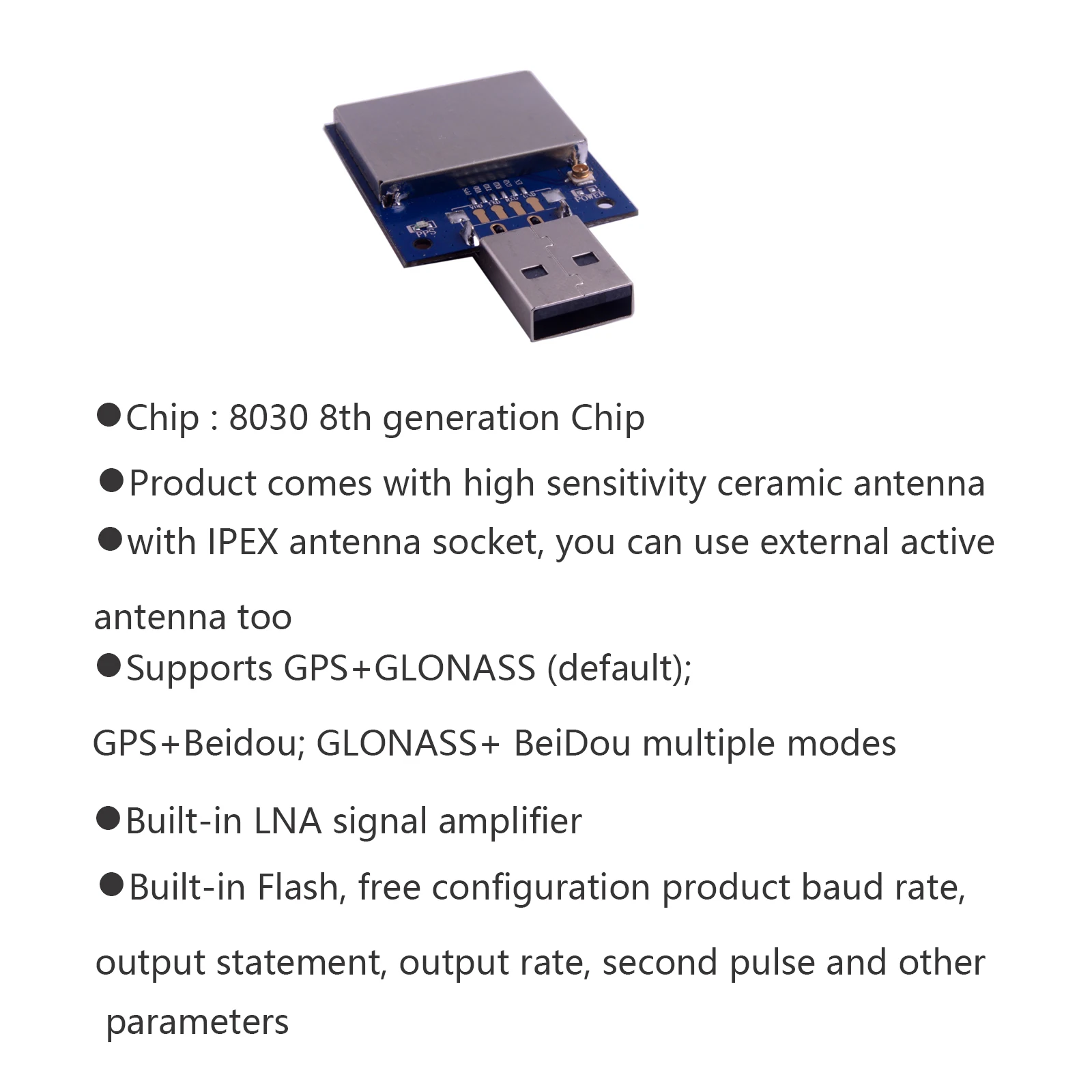 USB GPS Module M8N GPS Antenna - Drone Kit Hexacopter ulasan dan harga