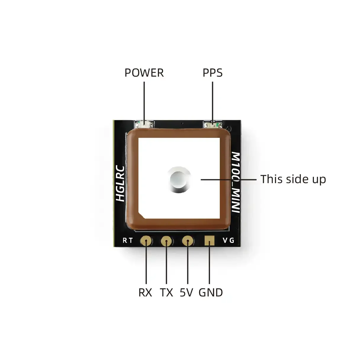 HGLRC M100 Mini GPS Module M10 - Drone Kit Fpv ulasan dan harga