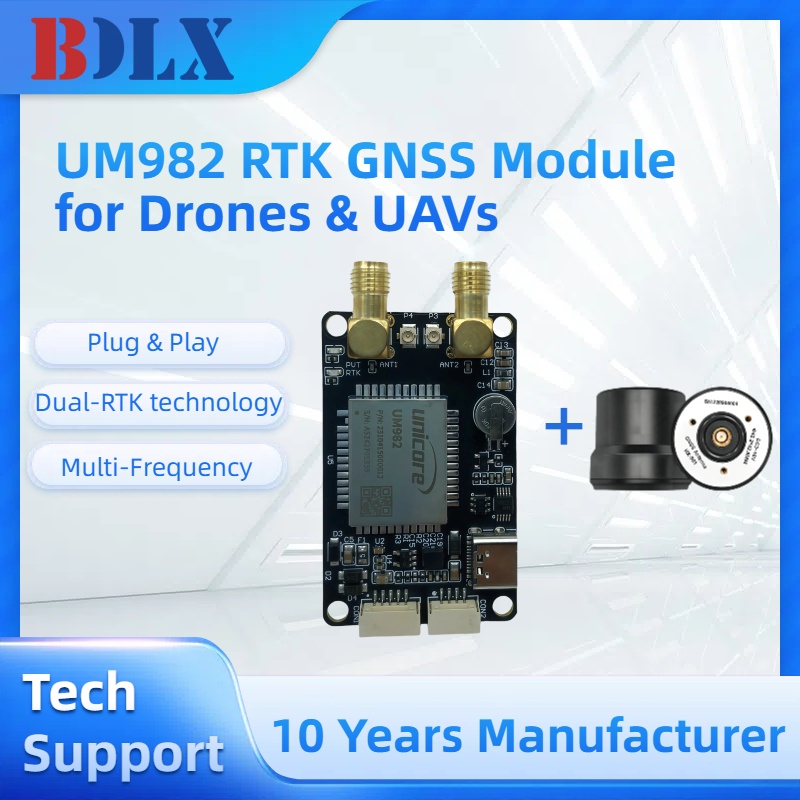UM982 Dual Antenna RTK GNSS Mo - Drone Kit Hexacopter ulasan dan harga
